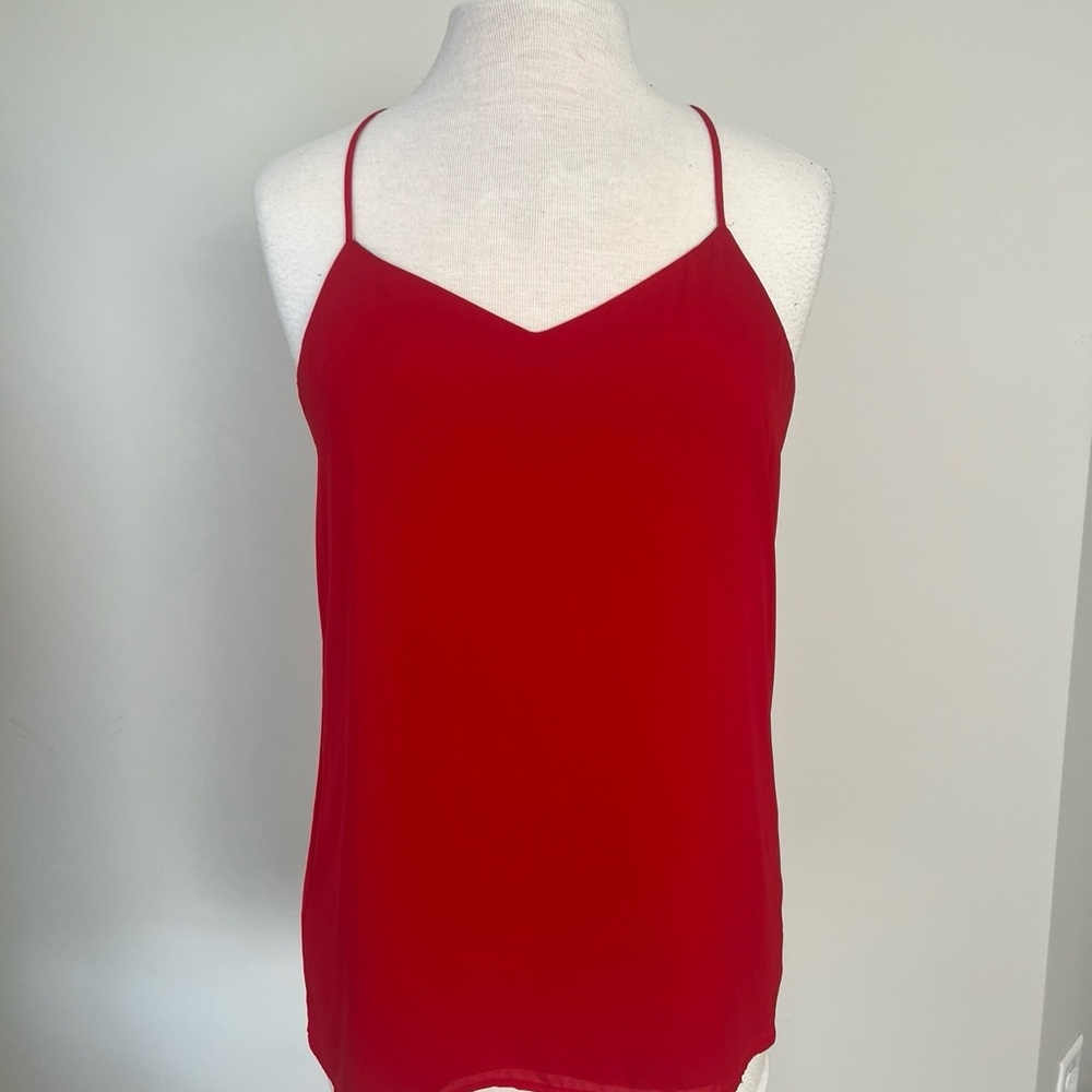 Express Red Spaghetti Strap Tank Top